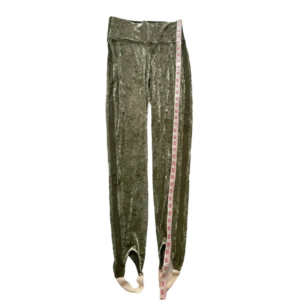 We are HAH Sage My Name Velvet Stirrup Pants Leggings Women Size XS - NWT - Picture 8 of 11